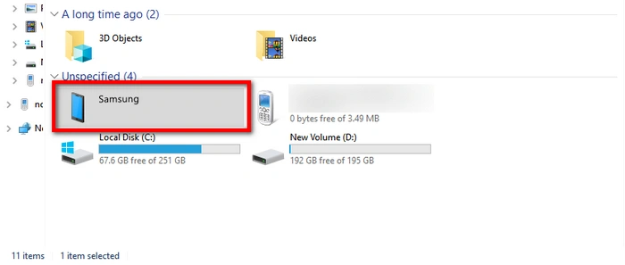 transfer music to Samsung vis USB