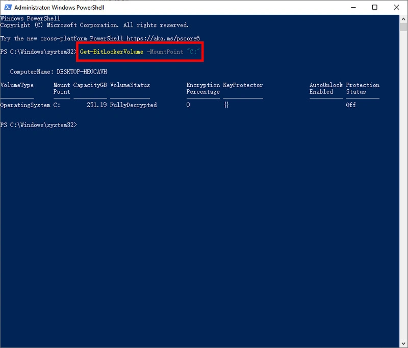 how to find bitlocker recovery key