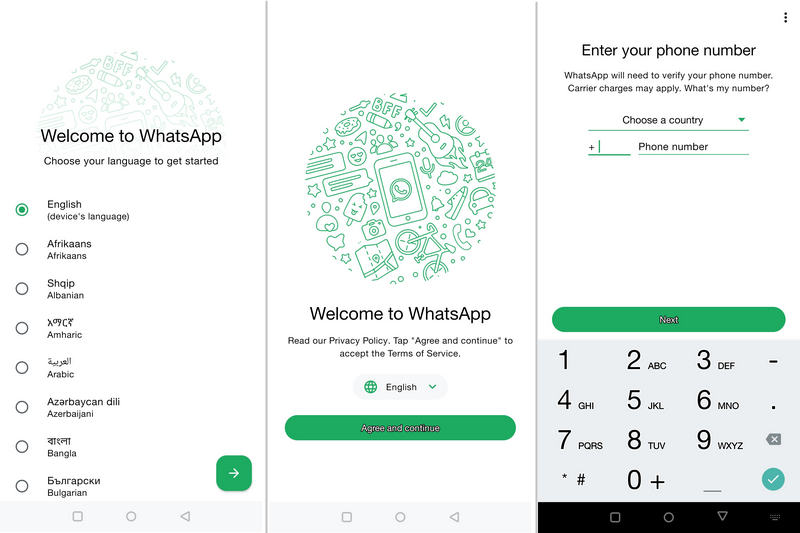 start whatsapp plus on android