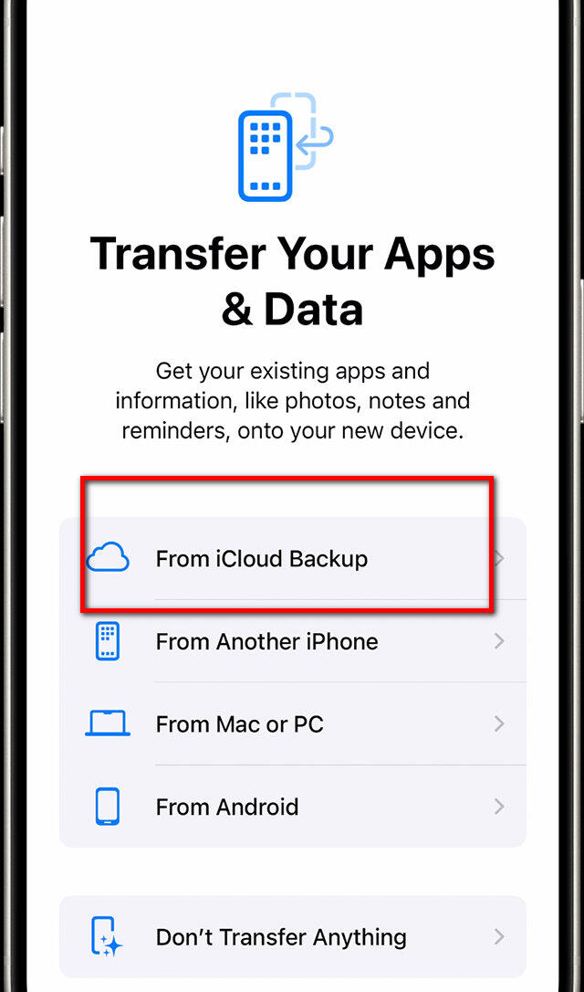 restore iphone contacts from icloud backup