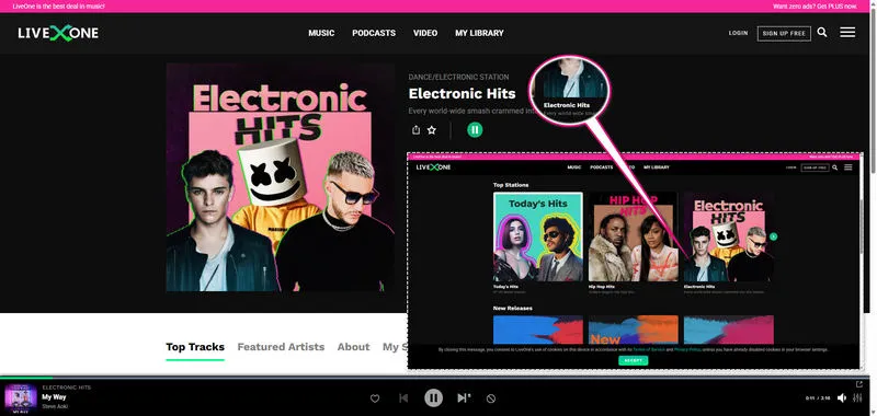 Unblocked Music Sites for School: liveone