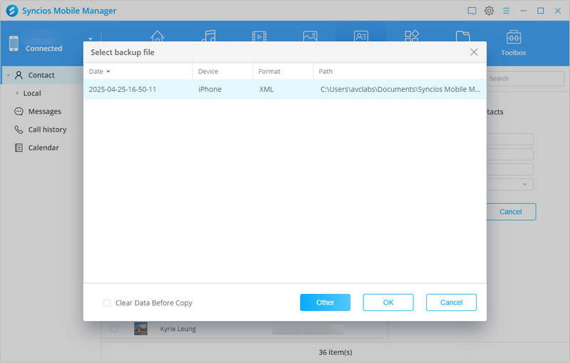 recover iphone contacts