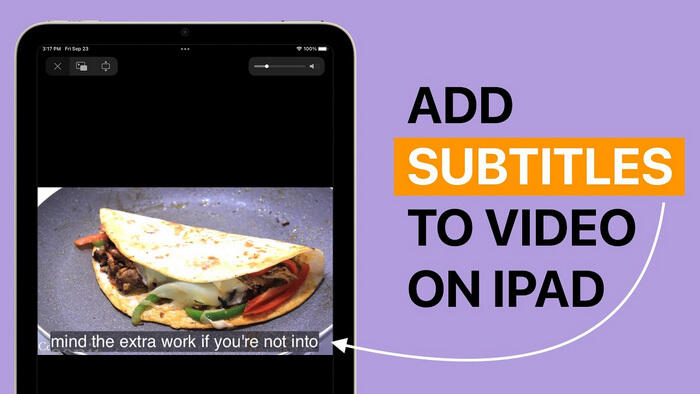 Add Subtitles to iPad Video