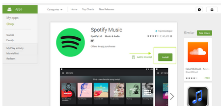 spotify for android