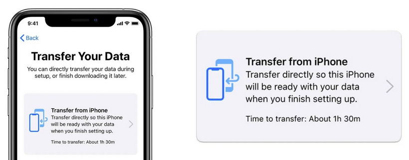 transfer data to iphone 11