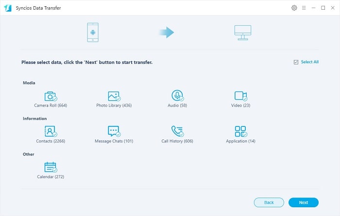 transfer data from Samsung to computer