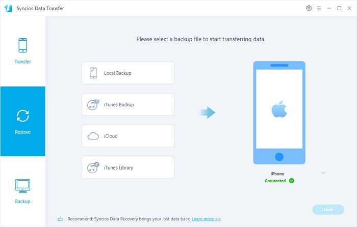 iphone iTunes backup retore tool