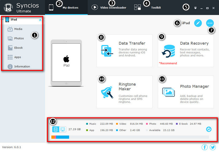 Install Syncios iOS Manager