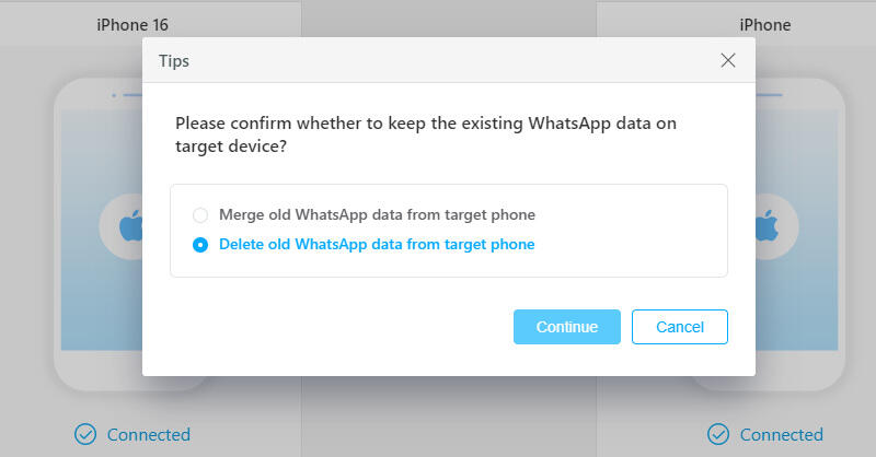 transfer WhatsApp transfer