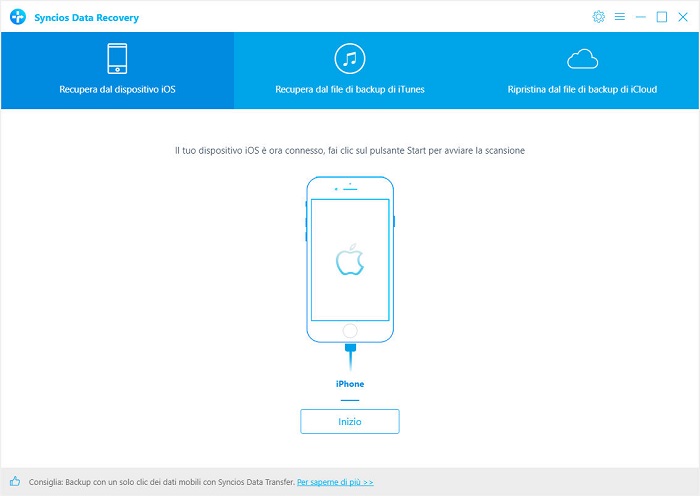 Directly scan and retrieve data from iOS Devices