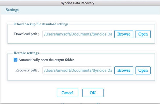 store recovered data to computer