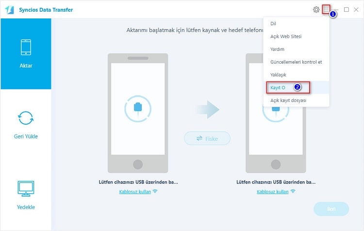 syncios data transfer 5 free registration